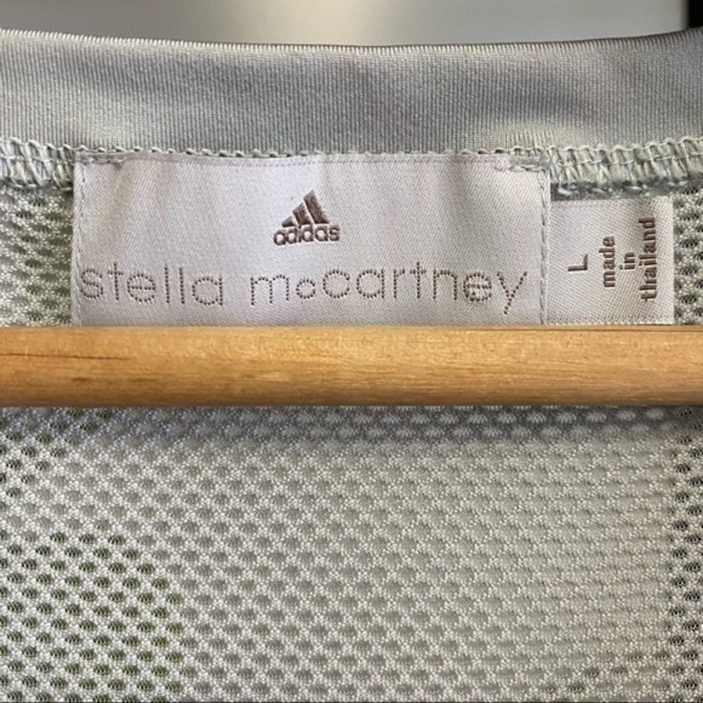 Adidas X Stella McCartney Light Gray Athletic Tank Top Large - Picture 9 of 11